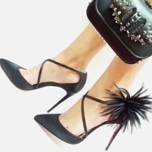 Christian Louboutin Gela Davis 100 Satin Shoes